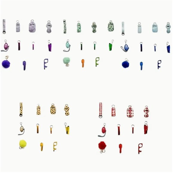 11pcs Self Defense Keychain (Purple) - Picture 4 of 4